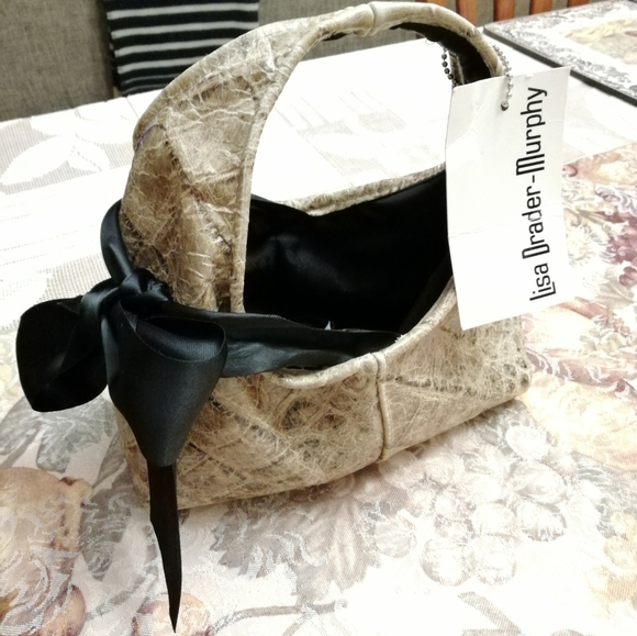 Lisa Drader-Murphy Exotic Leather Mini Hobo - Picture 2 of 6